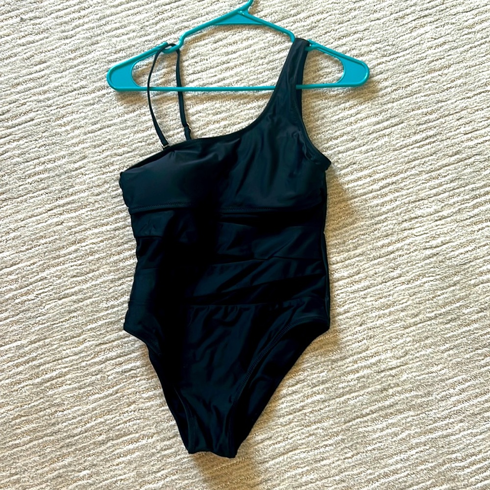Pink Lily - One Shoulder Swimsuit